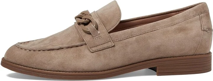 Cole Haan Stassi Chain Loafer Women's Shoes Irish Coffee Suede : 9 B - Medium, Leather - Image 6