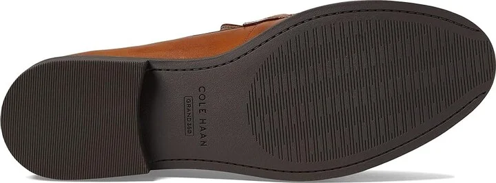 Cole Haan Stassi Chain Loafer Women's Shoes Pecan Leather : 5 B - Medium - Image 3