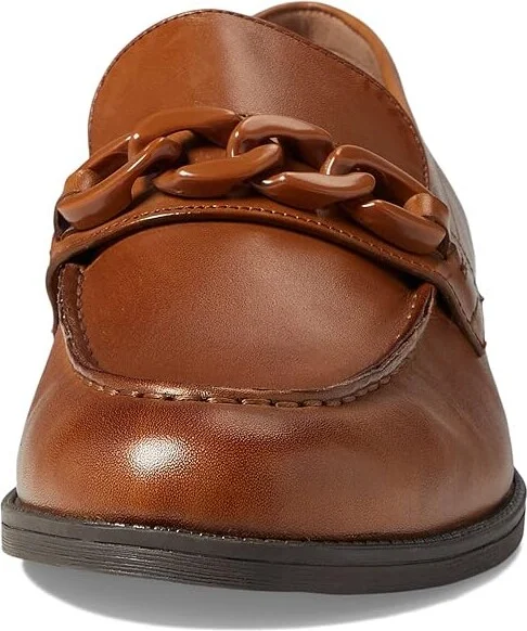 Cole Haan Stassi Chain Loafer Women's Shoes Pecan Leather : 5 B - Medium - Image 5