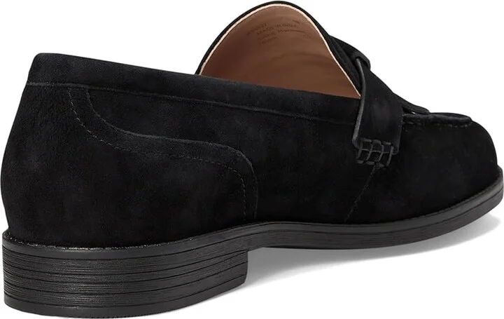 Cole Haan Stassi Kiltie Loafers Women's Shoes Black Suede : 7 B - Medium, Synthetic - Image 4