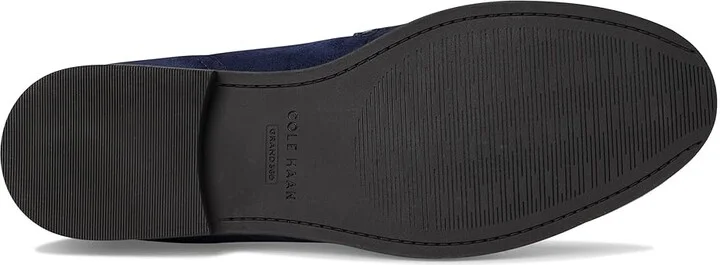 Cole Haan Stassi Kiltie Loafers Women's Shoes Midnight Moon Suede : 9 B - Medium, Synthetic - Image 3