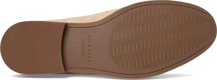 Cole Haan Stassi Kiltie Loafers Women's Shoes Oat Suede : 6.5 B - Medium, Synthetic - Image 3