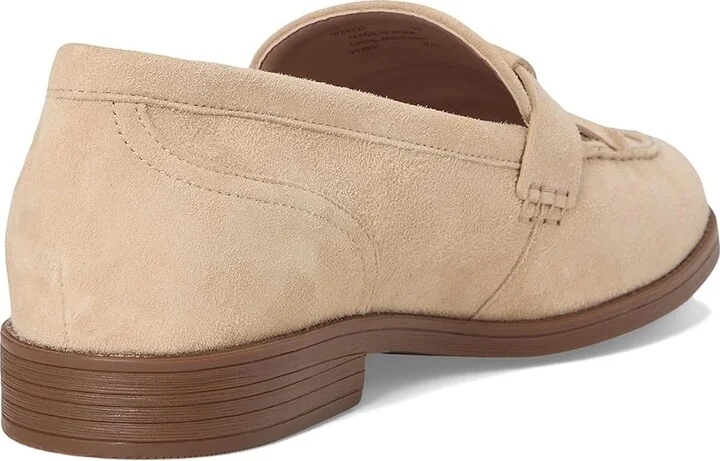 Cole Haan Stassi Kiltie Loafers Women's Shoes Oat Suede : 6.5 B - Medium, Synthetic - Image 4