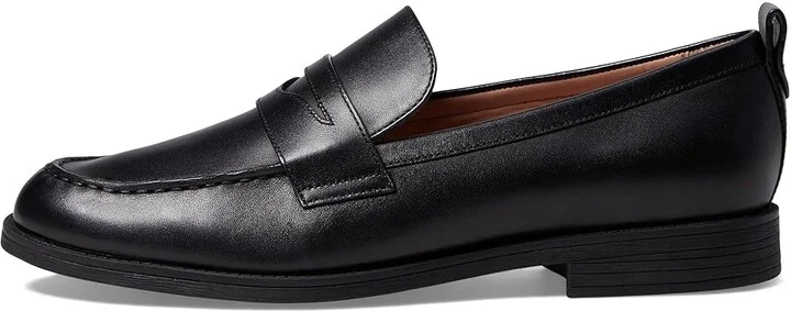 Cole Haan Stassi Penny Loafers Women's Shoes Black Leather : 10 B - Medium - Image 6