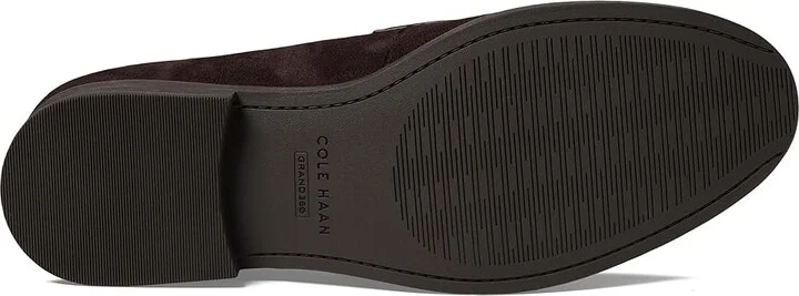 Cole Haan Stassi Penny Loafers Women's Shoes Dark Choco Suede : 5.5 C - Wide, Leather - Image 3