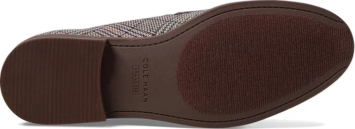 Cole Haan Stassi Penny Loafers Women's Shoes Plaid Textle : 6 B - Medium, Leather - Image 3