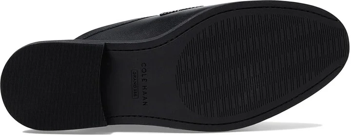 Cole Haan Stassi Penny Mule Women's Flat Shoes Black Leather : 7.5 B - Medium - Image 3