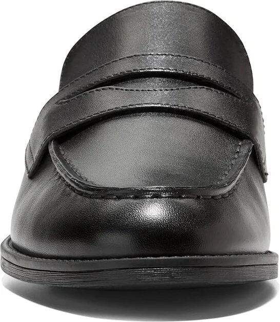 Cole Haan Stassi Penny Mule Women's Flat Shoes Black Leather : 7.5 B - Medium - Image 5