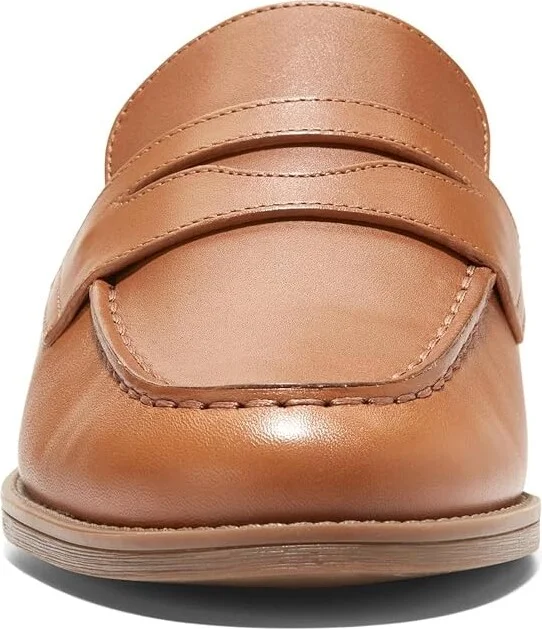 Cole Haan Stassi Penny Mule Women's Flat Shoes Pecan Leather : 6 B - Medium - Image 5