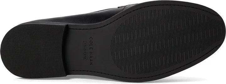 Cole Haan Stephie Embellished Loafers Women's Flat Shoes Black Leather : 5 B - Medium - Image 3