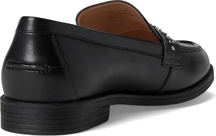 Cole Haan Stephie Embellished Loafers Women's Flat Shoes Black Leather : 5 B - Medium - Image 4