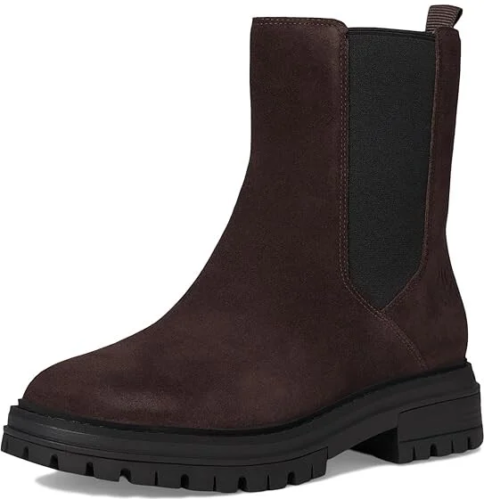 Cole Haan Tahoe Featherfeel Chelsea Boot Women's Shoes Dark Chocolate Suede Waterproof : 7 B - Medium, Leather - Image 5