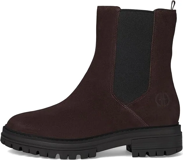 Cole Haan Tahoe Featherfeel Chelsea Boot Women's Shoes Dark Chocolate Suede Waterproof : 7 B - Medium, Leather - Image 6