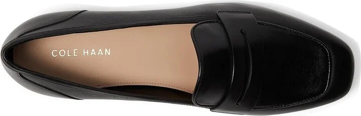 Cole Haan Tarese Soft Loafers Women's Flat Shoes Black Leather : 7.5 B - Medium - Image 2