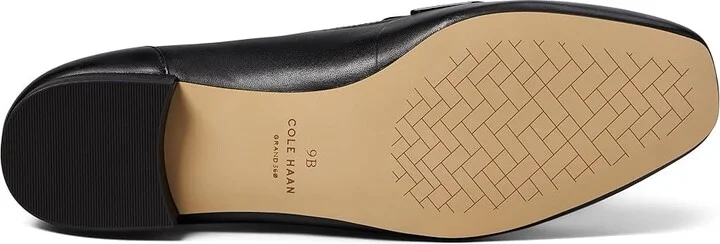 Cole Haan Tarese Soft Loafers Women's Flat Shoes Black Leather : 7.5 B - Medium - Image 3