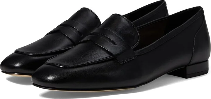Cole Haan Tarese Soft Loafers Women's Flat Shoes Black Leather : 7.5 B - Medium