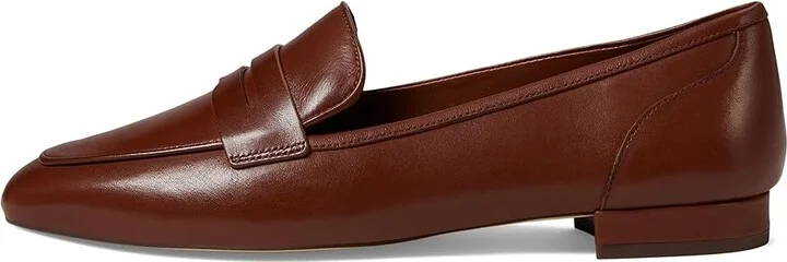 Cole Haan Tarese Soft Loafers Women's Flat Shoes Dark Cuoio Leather 1 : 10.5 B - Medium - Image 6
