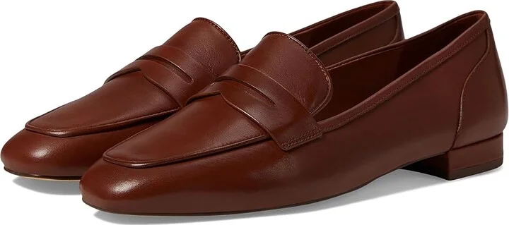 Cole Haan Tarese Soft Loafers Women's Flat Shoes Dark Cuoio Leather 1 : 10.5 B - Medium