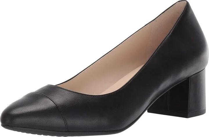 Cole Haan The Go-To Block Heel Pump 45MM Women's Shoes Black Leather WP : 10 B - Medium - Image 2