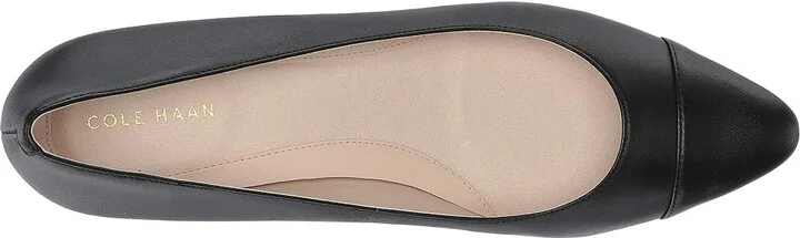 Cole Haan The Go-To Block Heel Pump 45MM Women's Shoes Black Leather WP : 10 B - Medium - Image 3