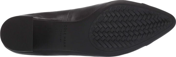 Cole Haan The Go-To Block Heel Pump 45MM Women's Shoes Black Leather WP : 10 B - Medium - Image 4