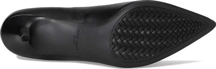 Cole Haan The Go-to Park Pump 65mm Women's Shoes Black Leather : 5 B - Medium, Suede/Leather - Image 3