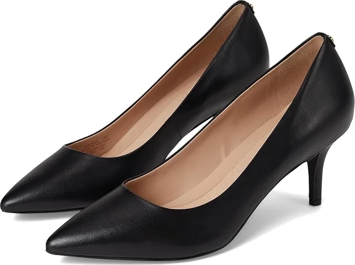Cole Haan The Go-to Park Pump 65mm Women's Shoes Black Leather : 5 B - Medium, Suede/Leather