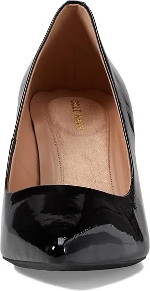 Cole Haan The Go-to Park Pump 65mm Women's Shoes Black Patent Leather : 8 B - Medium, Suede/Leather - Image 2