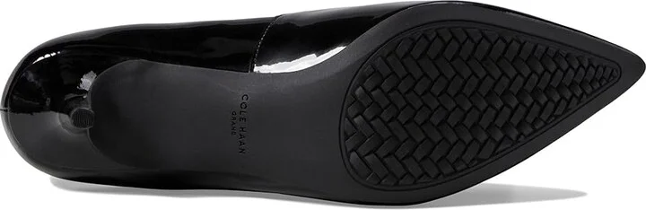 Cole Haan The Go-to Park Pump 65mm Women's Shoes Black Patent Leather : 8 B - Medium, Suede/Leather - Image 3