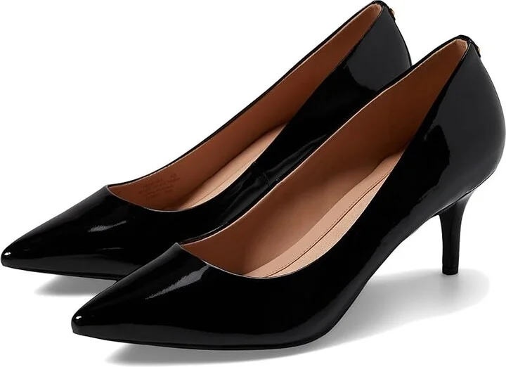 Cole Haan The Go-to Park Pump 65mm Women's Shoes Black Patent Leather : 8 B - Medium, Suede/Leather