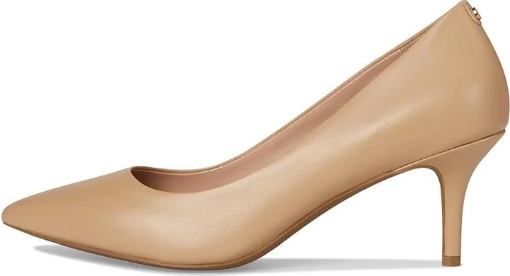 Cole Haan The Go-to Park Pump 65mm Women's Shoes Tuscan Sand Leather : 9 B - Medium, Suede/Leather - Image 6
