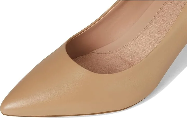 Cole Haan The Go-to Park Pump 65mm Women's Shoes Tuscan Sand Leather : 9 B - Medium, Suede/Leather - Image 7