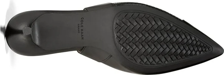 Cole Haan The Go-To Slingback Pump 65MM High Women's Heels Black Leather/Black Lizard Print Leather : 7.5 B - Medium - Image 3