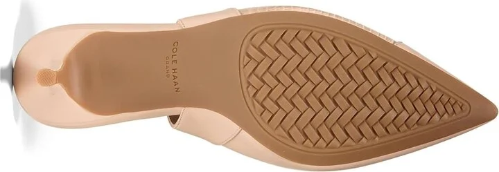 Cole Haan The Go-To Slingback Pump 65MM High Women's Heels Porcelain Leather/Lizard Print Leather : 7 B - Medium - Image 3