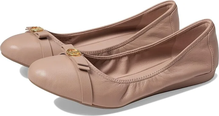 Cole Haan Tova Bow Ballet Women's Shoes Brush Leather : 10 B - Medium