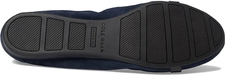 Cole Haan Tova Bow Ballet Women's Shoes Navy Blazer Suede : 5 B - Medium, Suede/Leather - Image 2