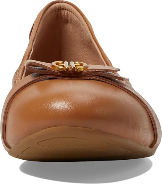 Cole Haan Tova Bow Ballet Women's Shoes Pecan Leather : 8 B - Medium - Image 2