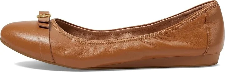 Cole Haan Tova Bow Ballet Women's Shoes Pecan Leather : 8 B - Medium - Image 6