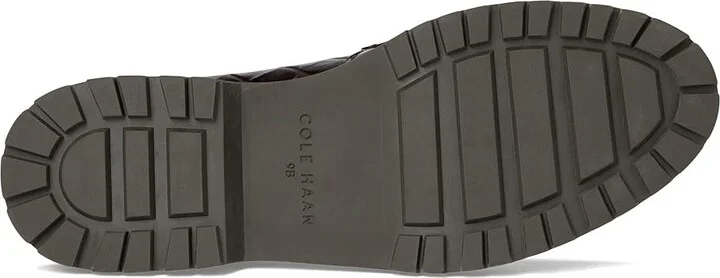 Cole Haan Treena Lug Loafers Women's Shoes Dark Choc Croc Print Leather : 8 B - Medium - Image 3