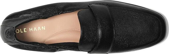 Cole Haan Trinnie Soft Loafers Women's Flat Shoes Black Leather : 6 B - Medium - Image 2