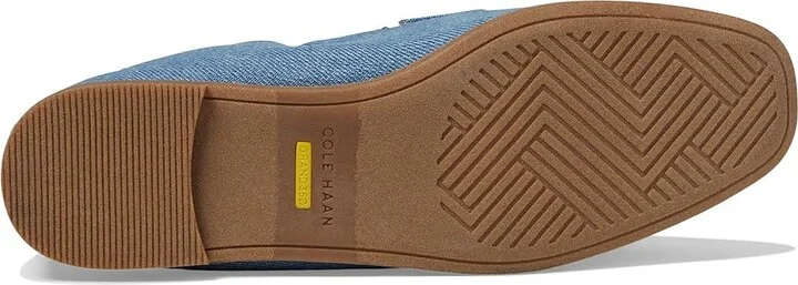 Cole Haan Trinnie Soft Loafers Women's Flat Shoes Light Denim/Dark Denim : 6 B - Medium, Leather - Image 3