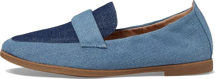 Cole Haan Trinnie Soft Loafers Women's Flat Shoes Light Denim/Dark Denim : 6 B - Medium, Leather - Image 6