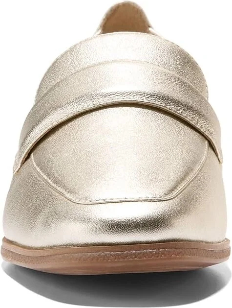 Cole Haan Trinnie Soft Loafers Women's Flat Shoes Soft Gold Leather : 9 B - Medium - Image 5