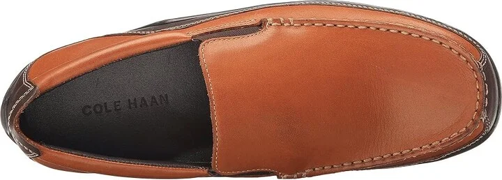 Cole Haan Tucker Venetian Men's Slip-on Dress Shoes Tan : 9 D - Medium, Leather - Image 2