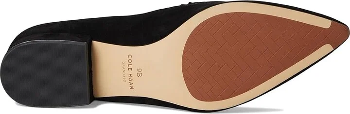 Cole Haan Valantina Loafer Women's Flat Shoes Black Suede : 8.5 B - Medium, Leather - Image 3
