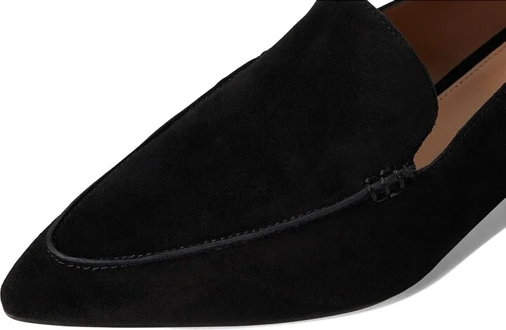 Cole Haan Valantina Loafer Women's Flat Shoes Black Suede : 8.5 B - Medium, Leather - Image 7