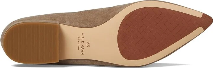 Cole Haan Valantina Loafer Women's Flat Shoes Irish Coffee Suede : 8 B - Medium, Leather - Image 3