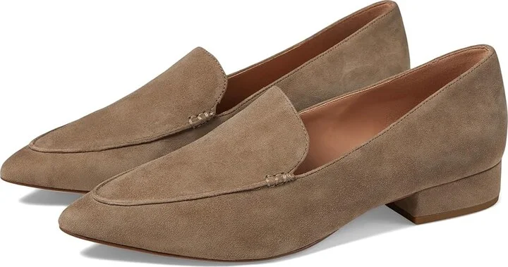 Cole Haan Valantina Loafer Women's Flat Shoes Irish Coffee Suede : 8 B - Medium, Leather