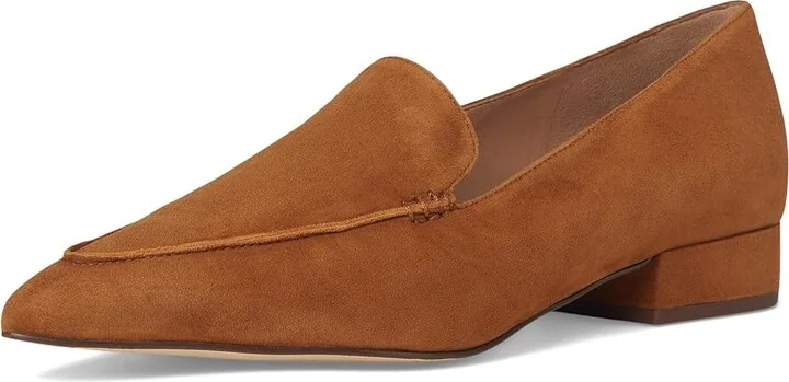 Cole Haan Valantina Loafer Women's Flat Shoes Tobacco Suede : 6 B - Medium, Leather - Image 5