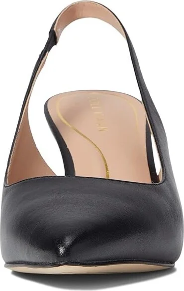 Cole Haan Vandam Sling Back Pump 65 mm Women's Shoes Black Leather : 10 B - Medium - Image 2